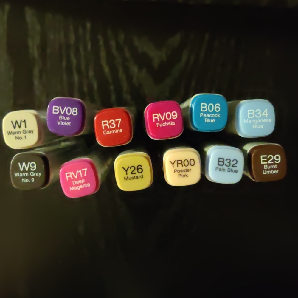 Copic Classic Markers 12 pc